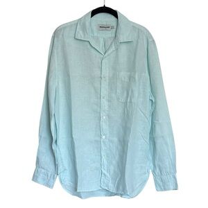 Guideboat Co. Ply The Waters Linen Men's Shirt Size Medium